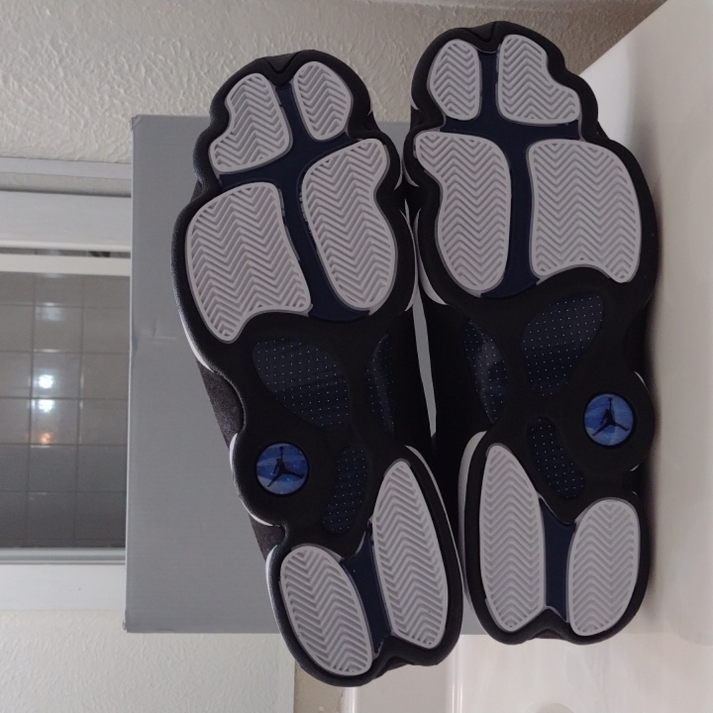 Air Jordan Retro 13 Navy Brave Blue Mens Sneakers DJ5982-400 Size 13 [New] - Picture 9 of 11